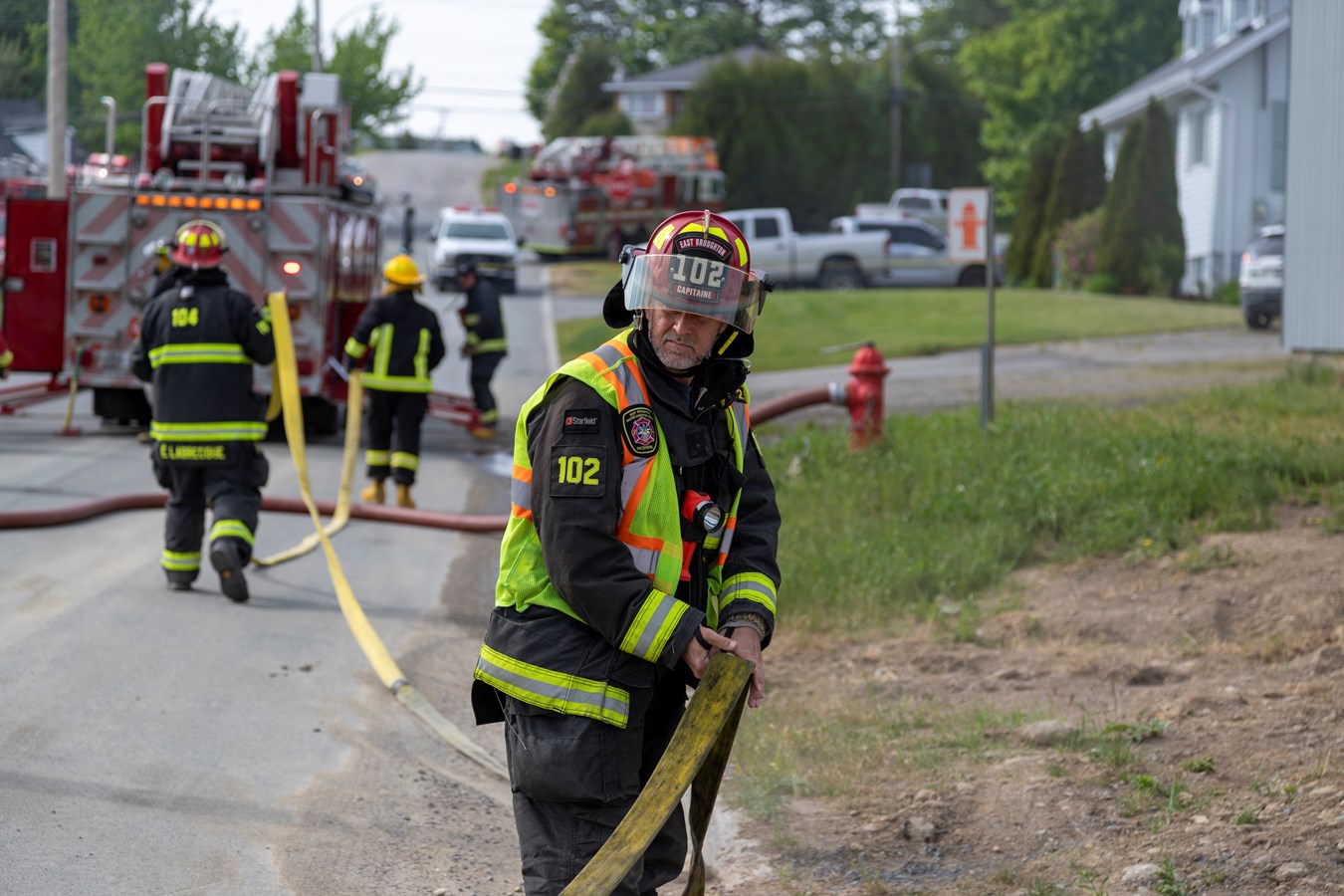 Saint-Frédéric: incendie dans un garage en construction