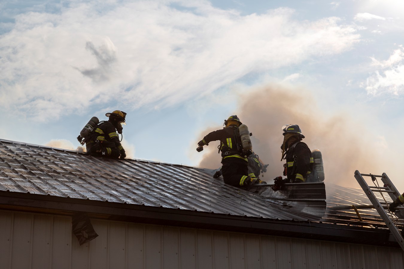 Saint-Frédéric: incendie dans un garage en construction