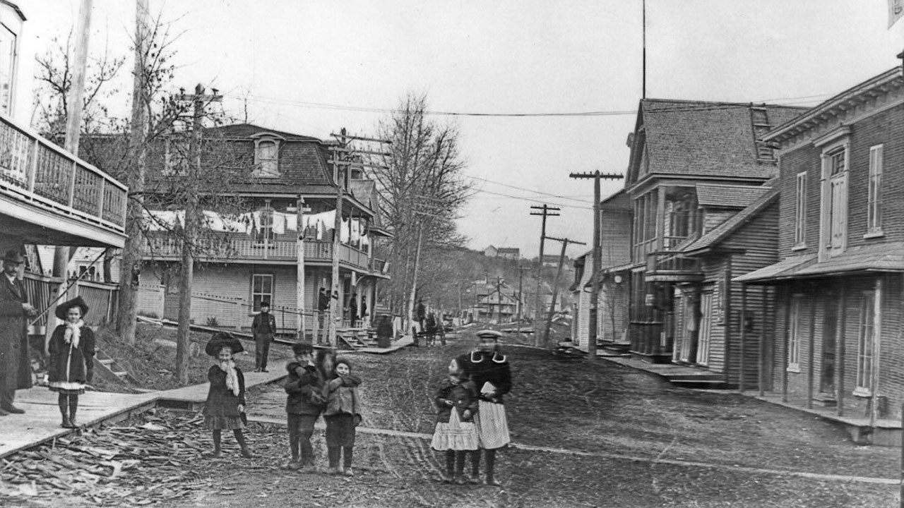 Scènes de la vie courante à Saint-Georges il y a 100 ans