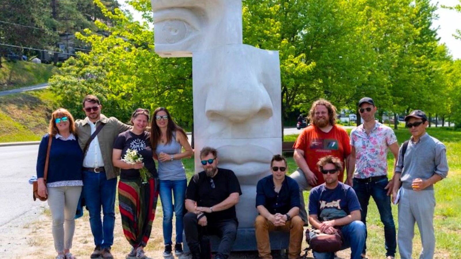 Photo des dix artistes de l'année 2023 