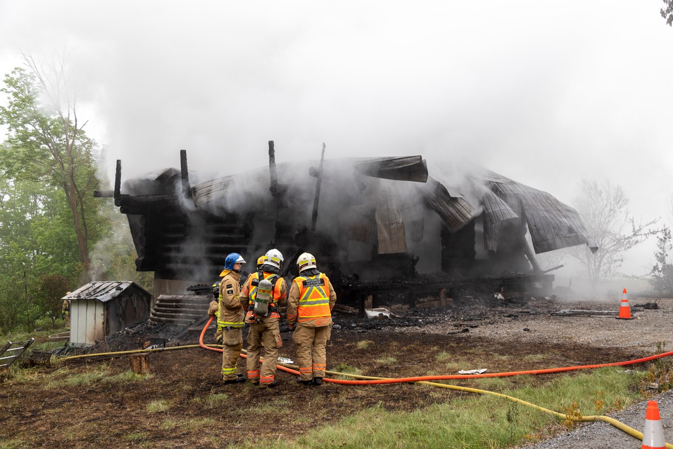 Scott: un incendie criminel survenu tôt ce matin