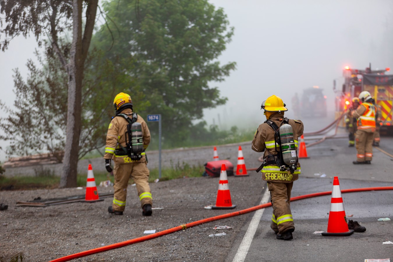 Scott: un incendie criminel survenu tôt ce matin