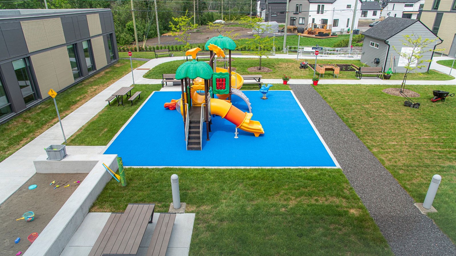 Inauguration d’un plateau extérieur de réadaptation