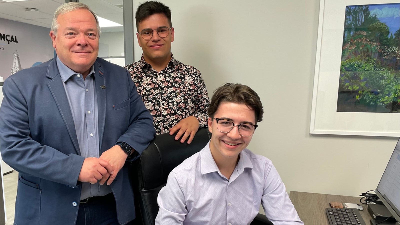 Luc Provençal, Philippe Simard et Samuel Boutin