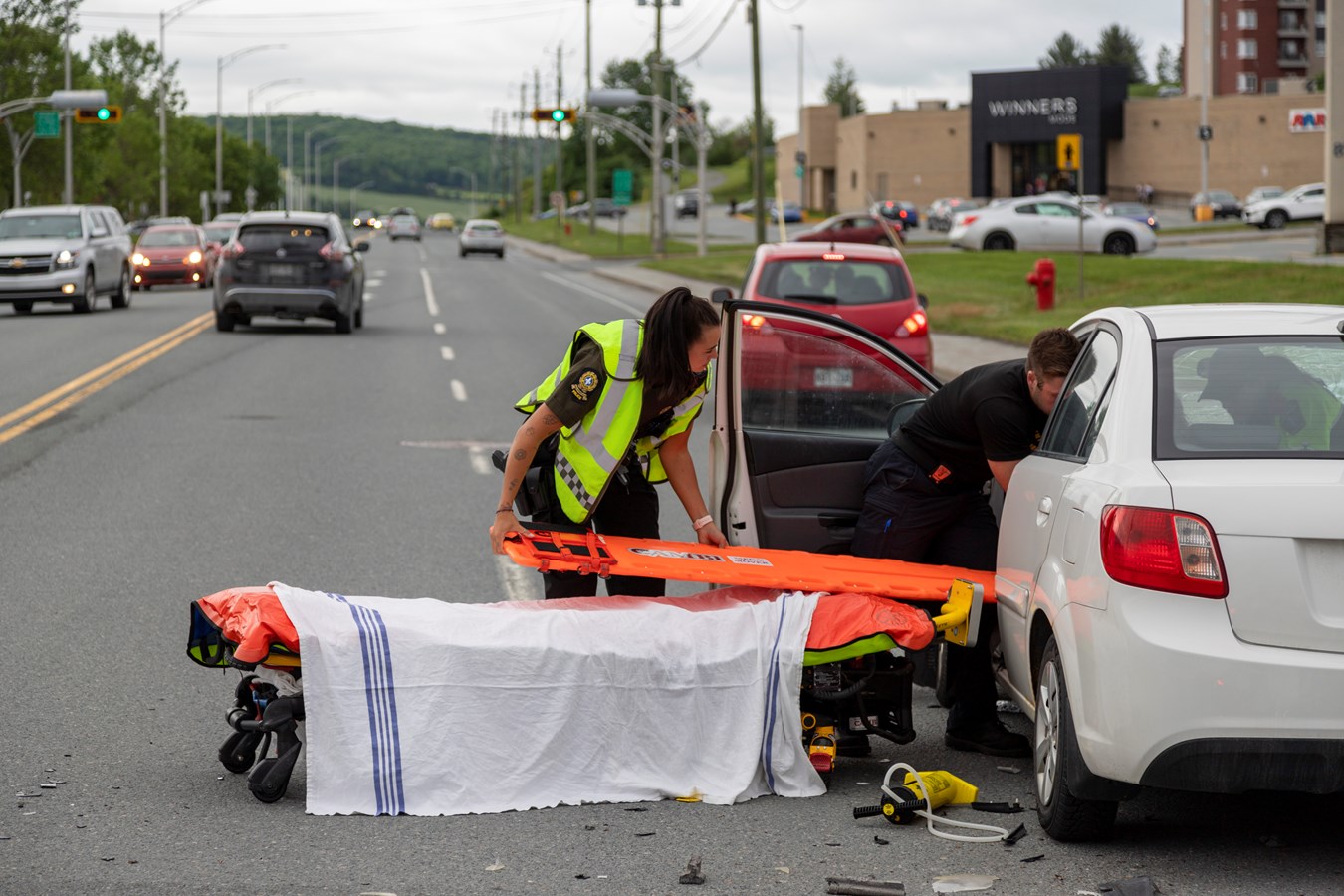 Un accident sur le boulevard Lacroix fait un blessé léger