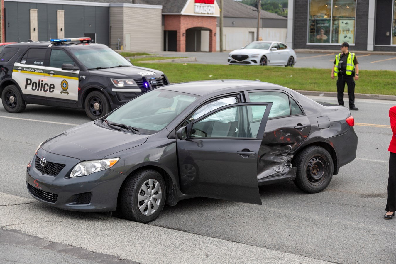 Un accident sur le boulevard Lacroix fait un blessé léger