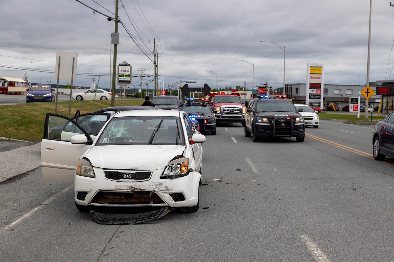 Un accident sur le boulevard Lacroix fait un blessé léger