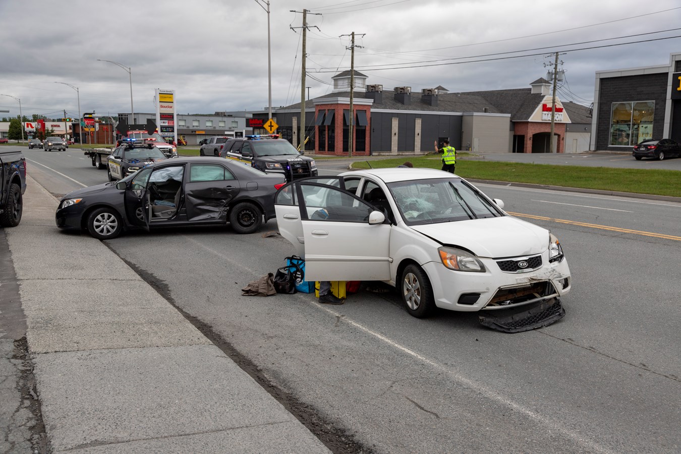 Un accident sur le boulevard Lacroix fait un blessé léger