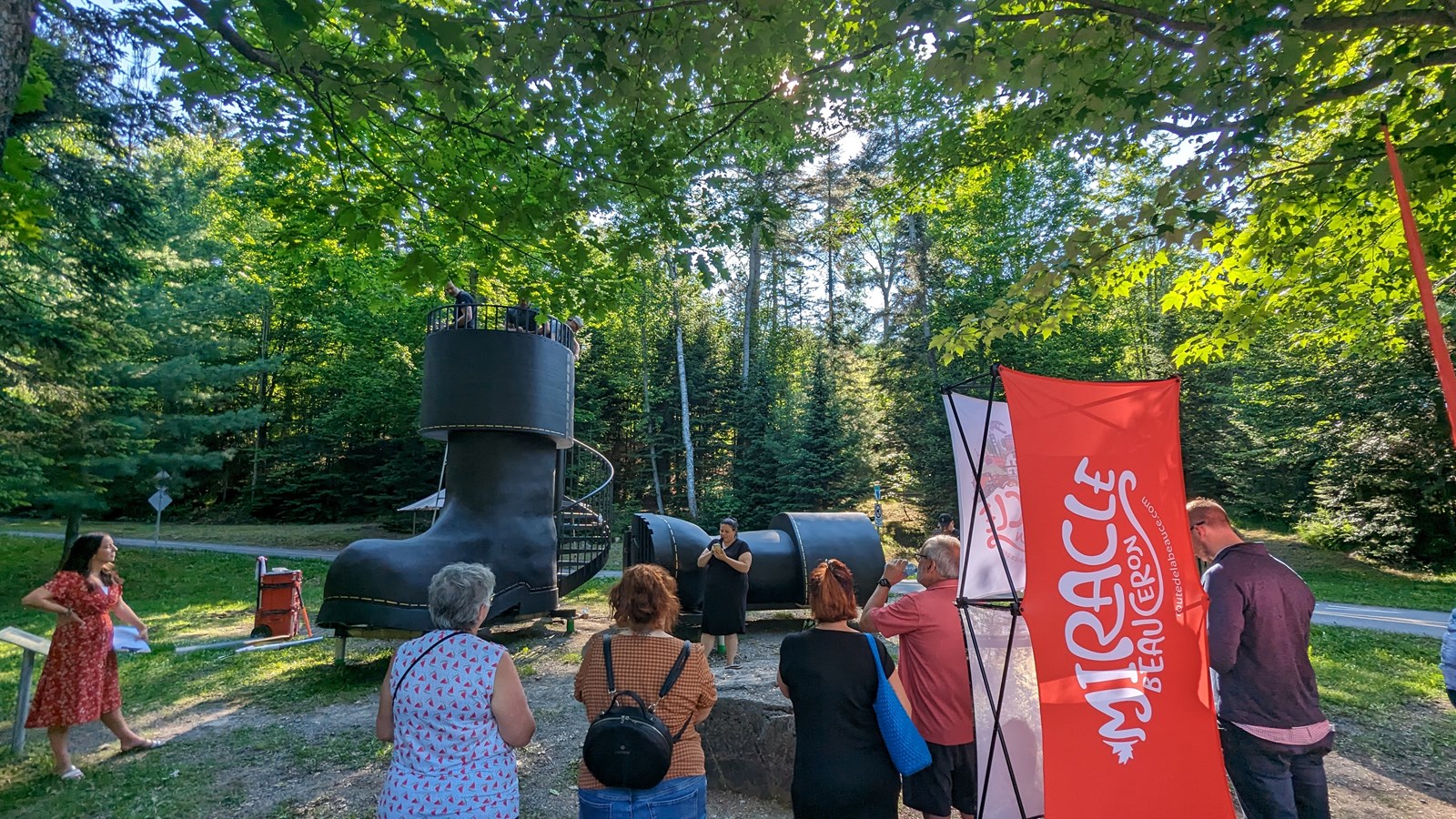 Un nouveau Miracle beauceron est arrivé au parc des Sept-Chutes