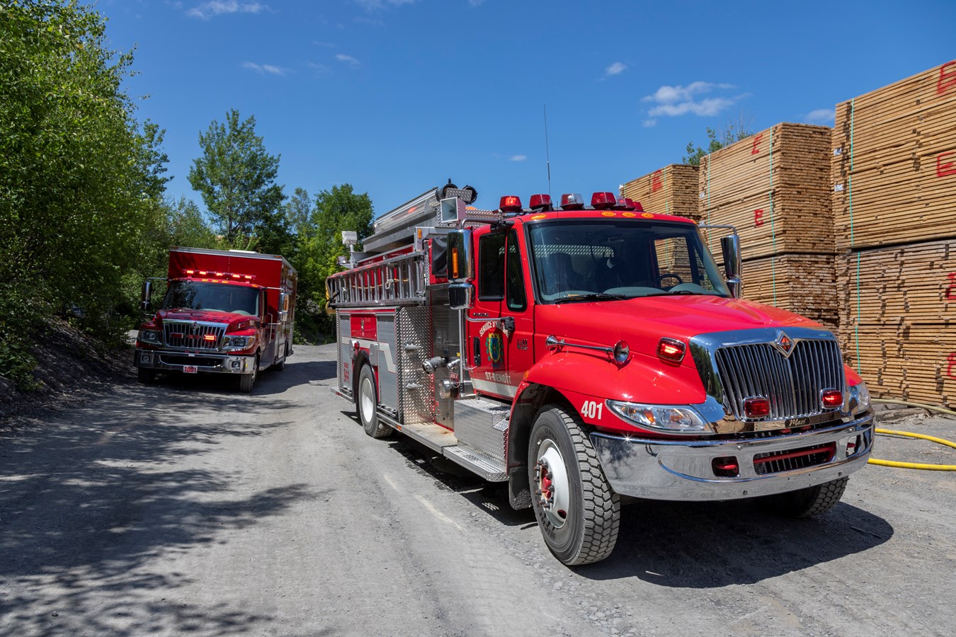Incendie mineur chez Busque & Laflamme Inc