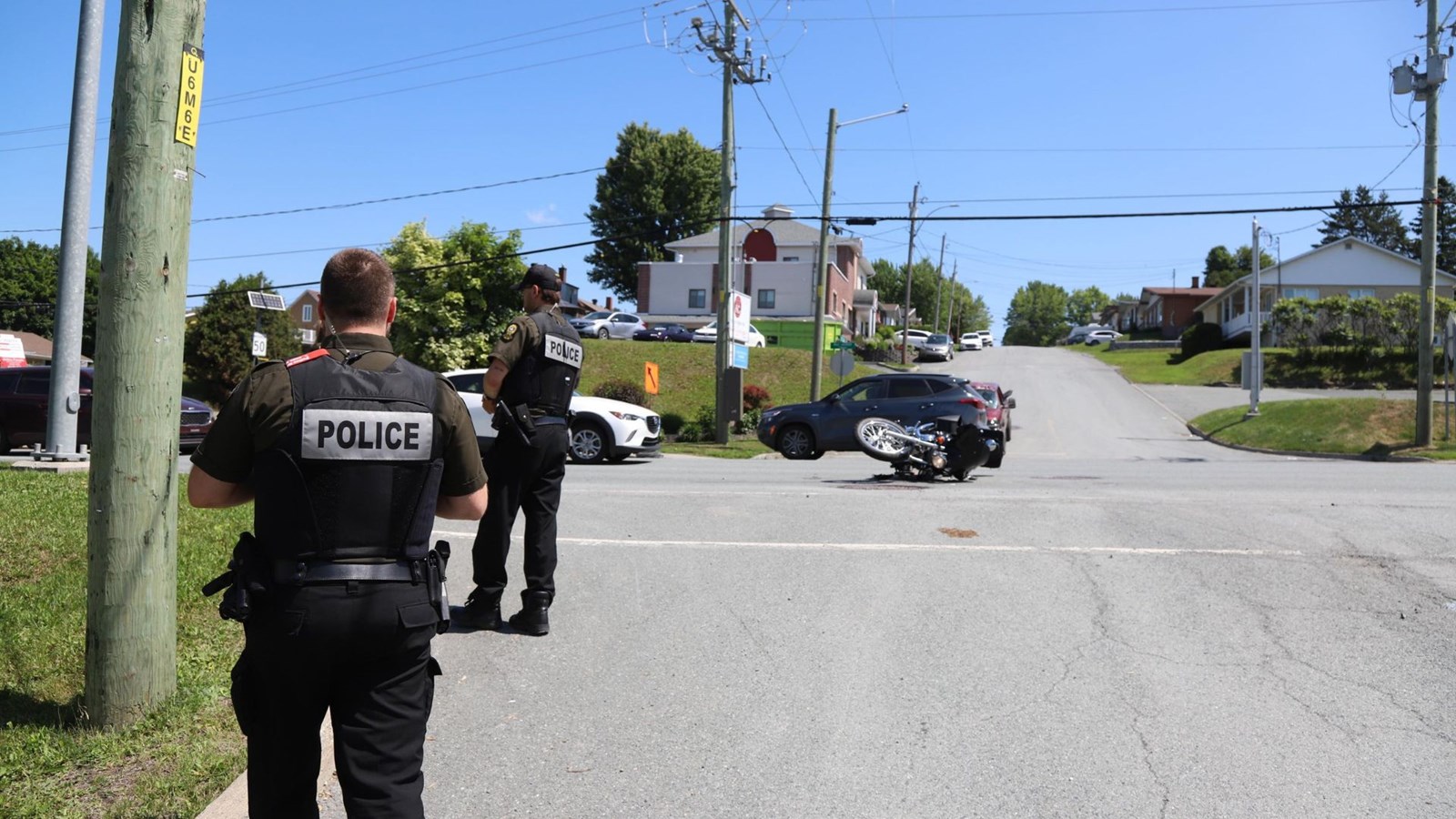 Accident sur le Boulevard Lacroix: un motocycliste blessé légèrement