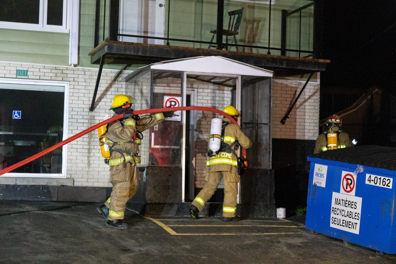 Incendie cette nuit à Saint-Côme Linière