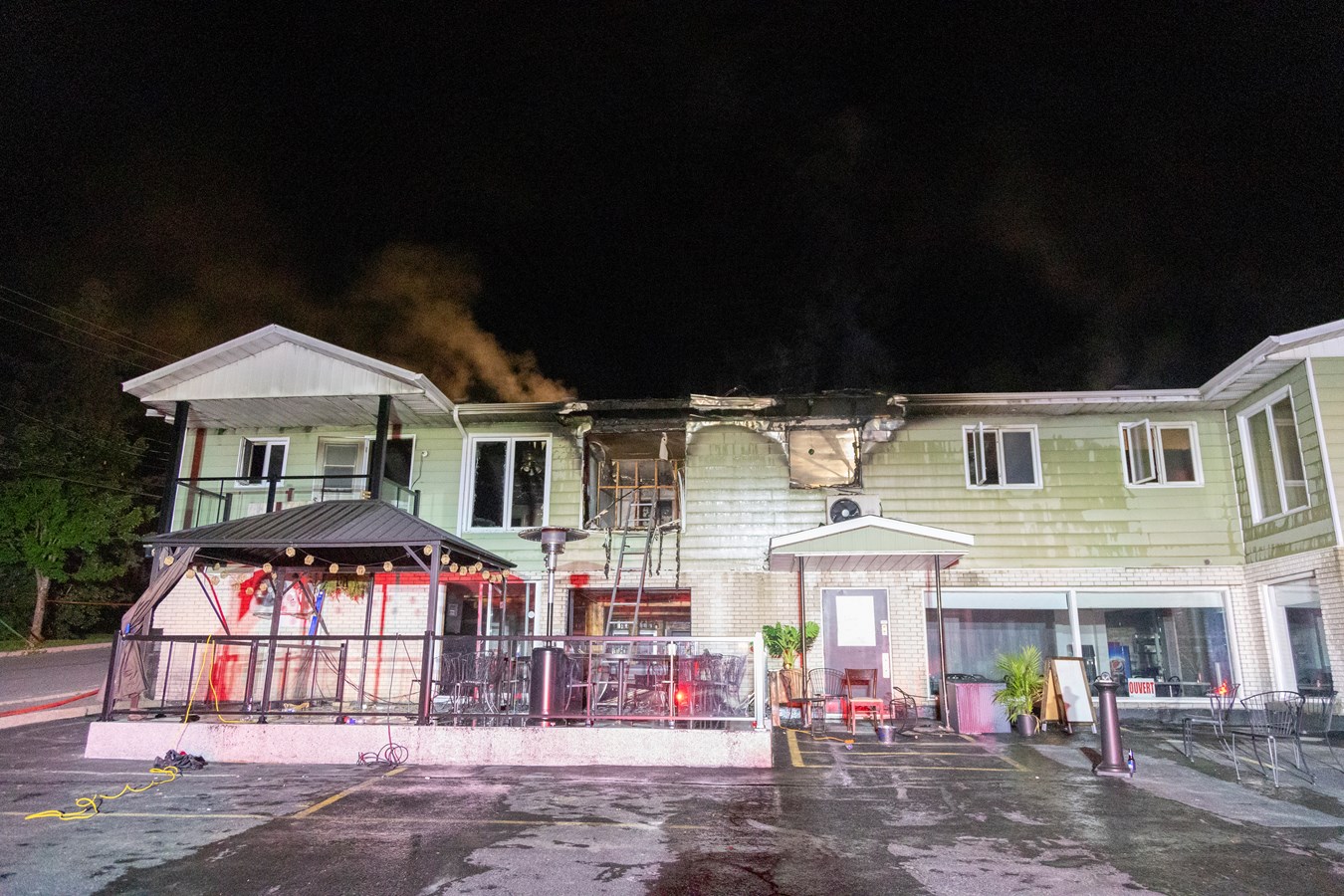 Incendie cette nuit à Saint-Côme Linière