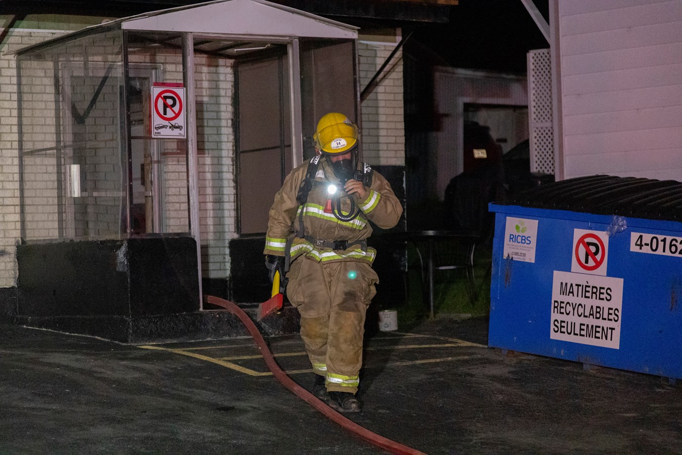 Incendie cette nuit à Saint-Côme Linière