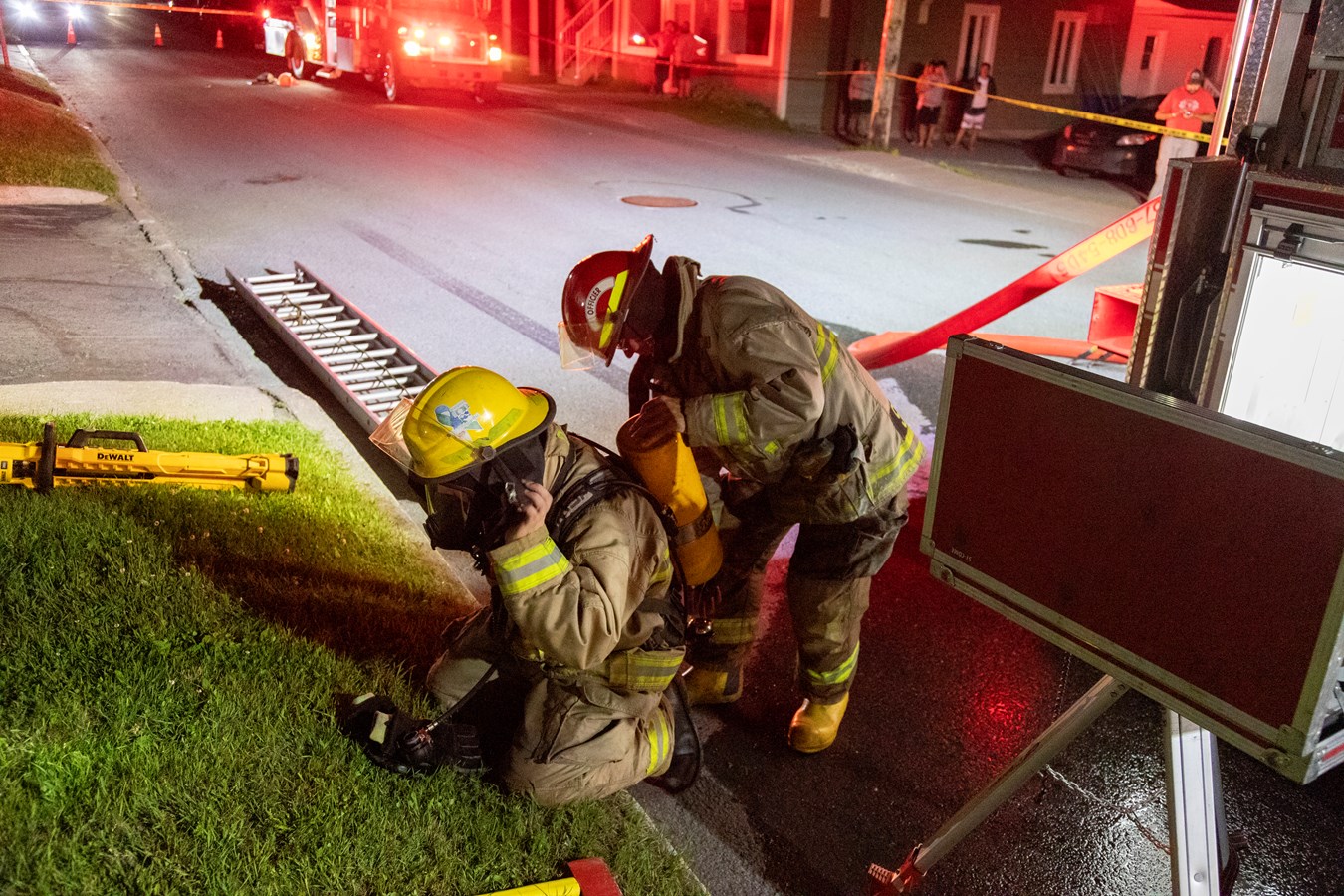 Incendie cette nuit à Saint-Côme Linière