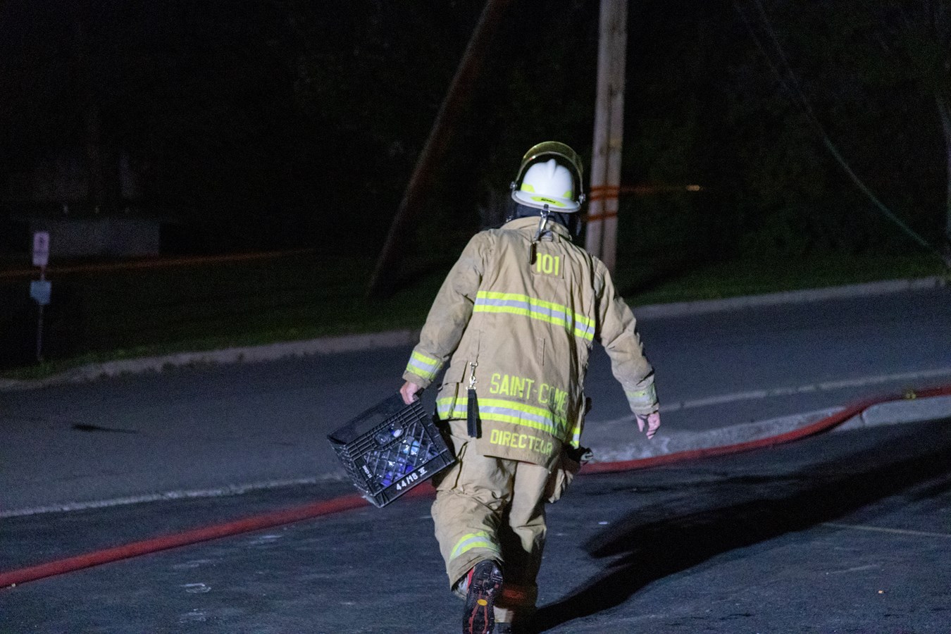 Incendie cette nuit à Saint-Côme Linière