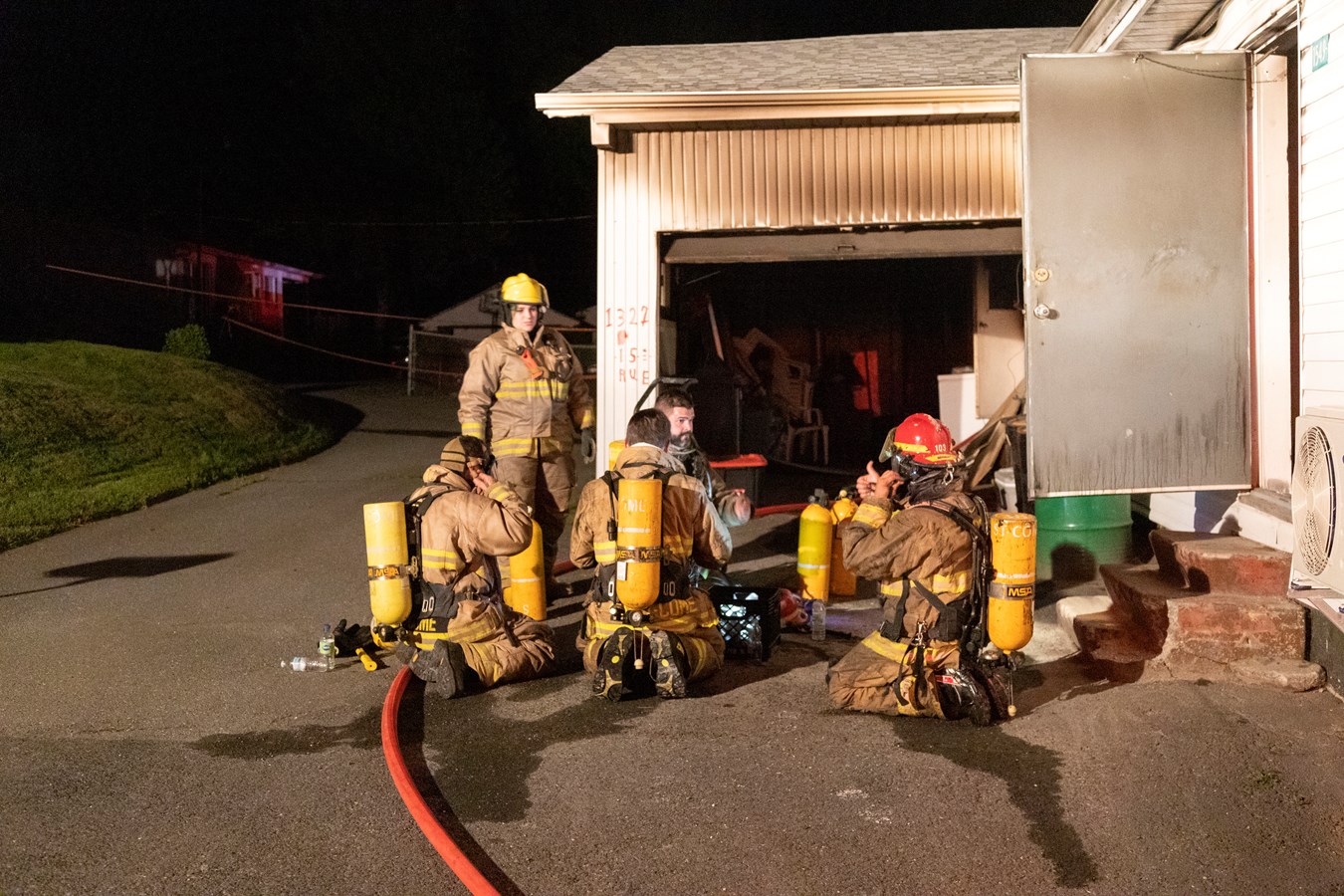 Incendie cette nuit à Saint-Côme Linière