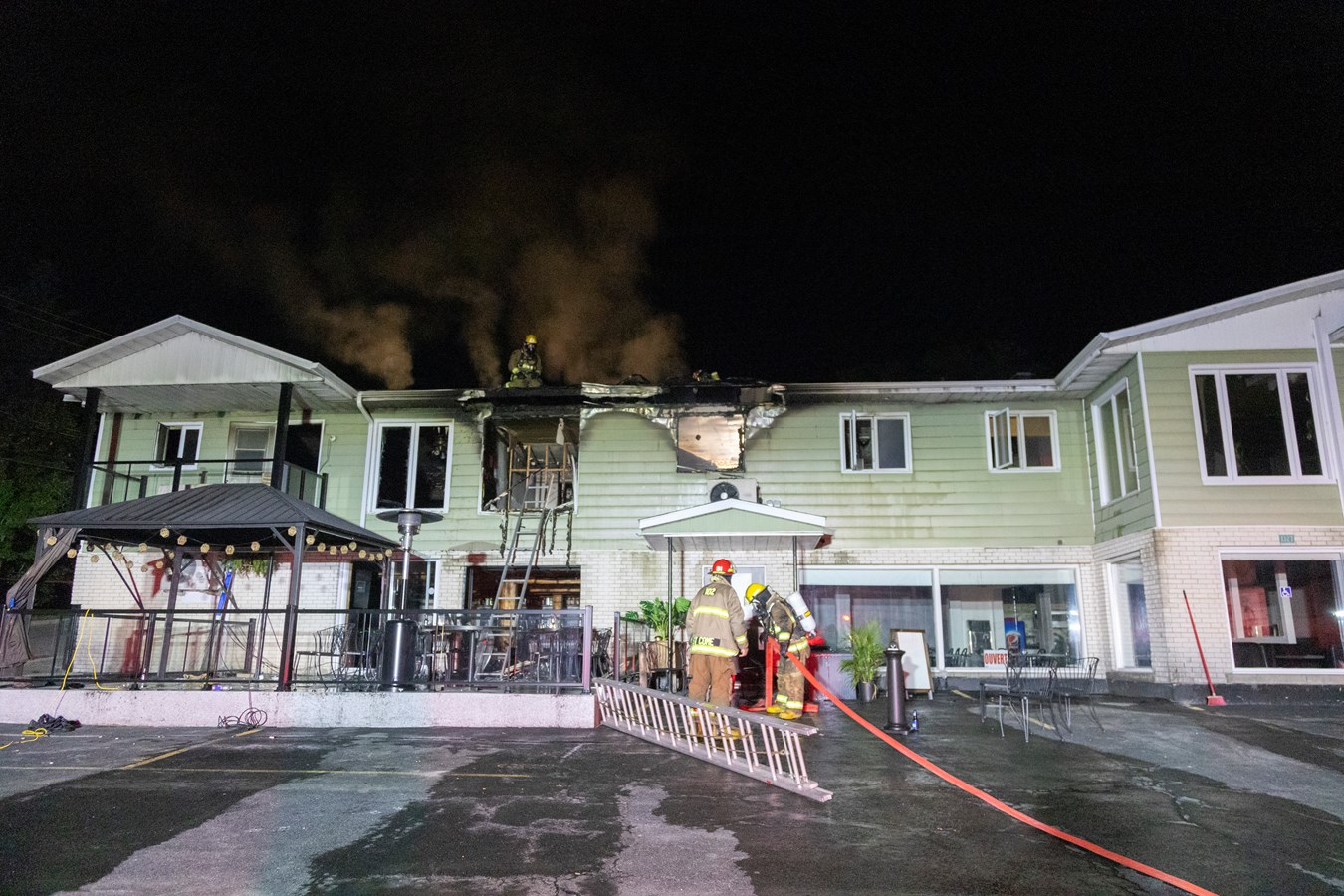 Incendie cette nuit à Saint-Côme Linière