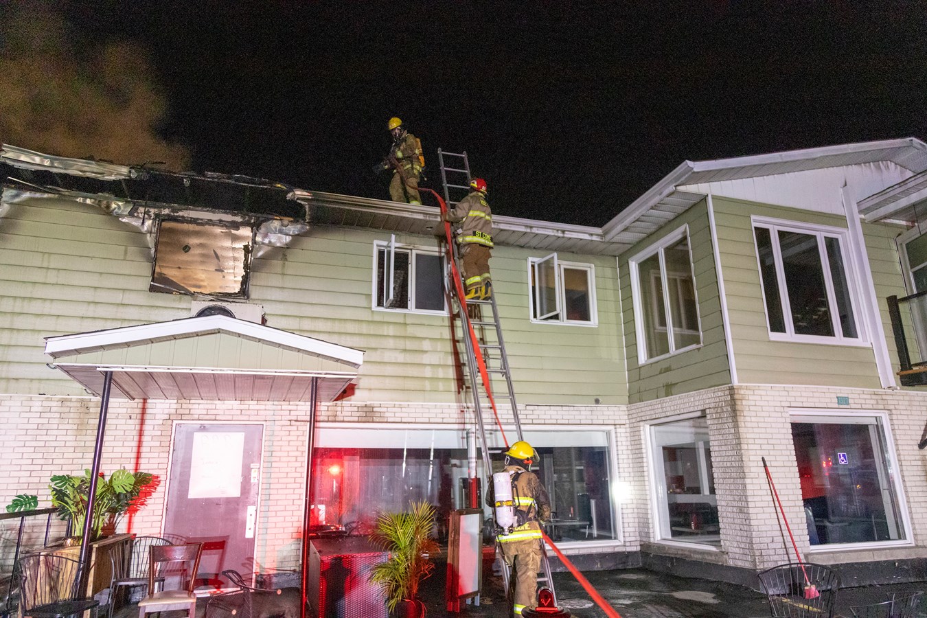 Incendie cette nuit à Saint-Côme Linière