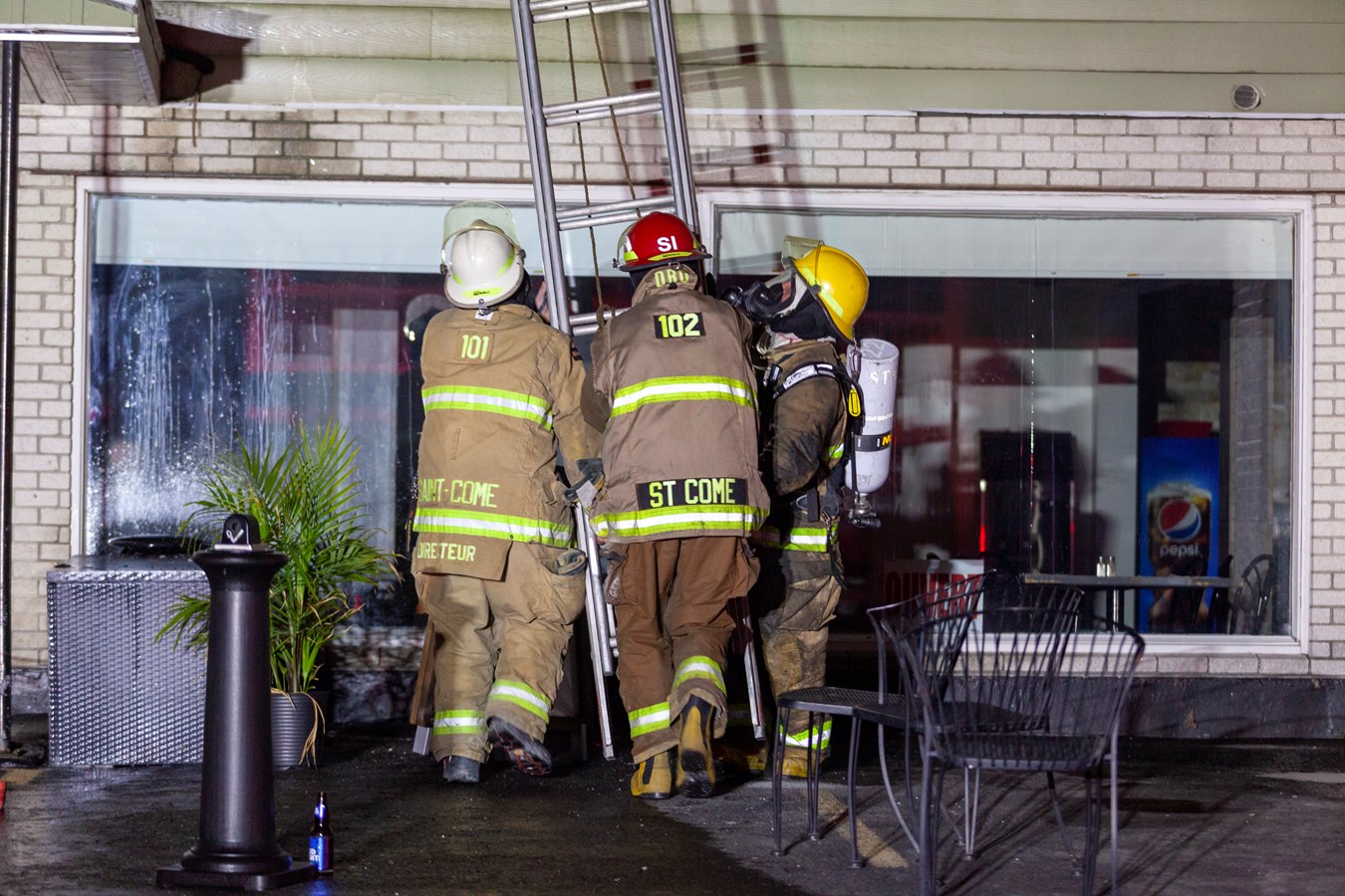 Incendie cette nuit à Saint-Côme Linière