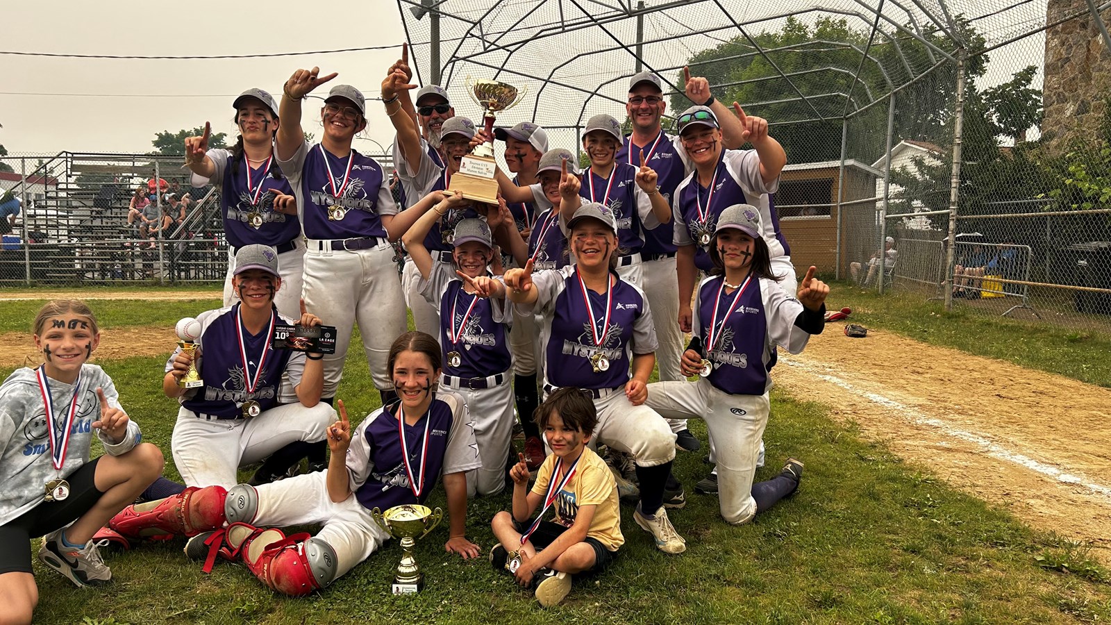 Baseball: les Mystiques U13A de Beauce Appalaches championnes à Drummondville