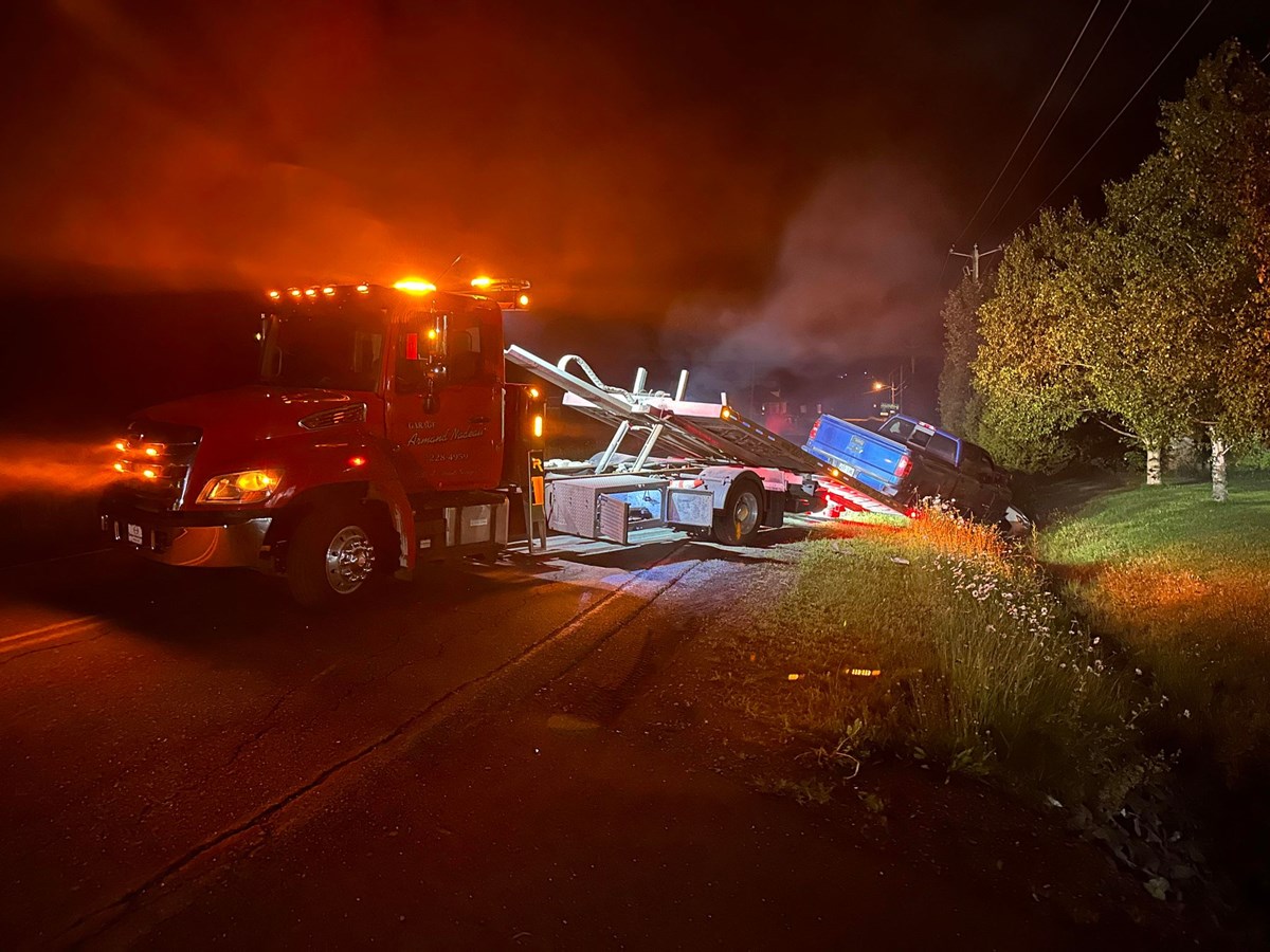 Un accident survenu hier soir a fait un blessé grave 