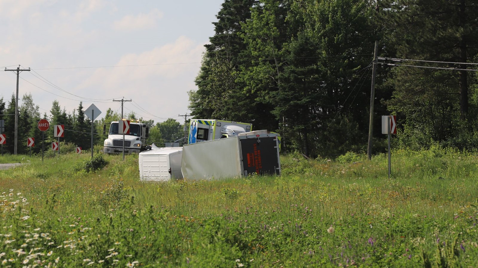 Grave accident à Beauceville impliquant deux motocyclistes