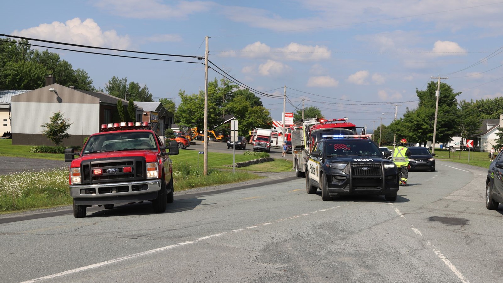 Grave accident à Beauceville impliquant deux motocyclistes