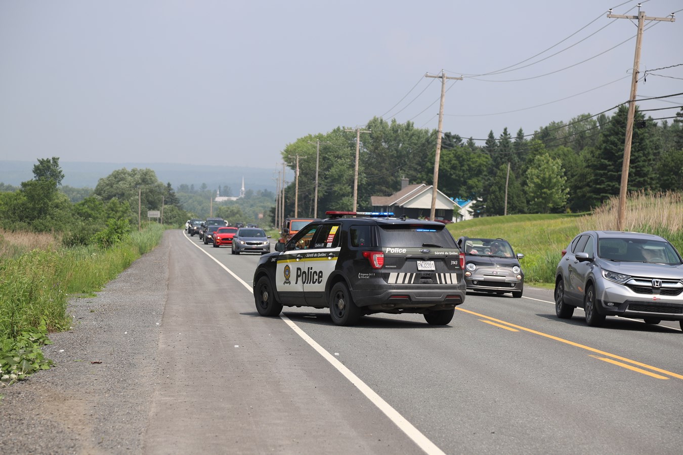 Un accident entre Saint-Georges et Notre-Dame-des-Pins