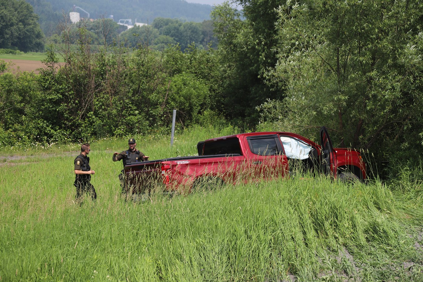 Un accident entre Saint-Georges et Notre-Dame-des-Pins
