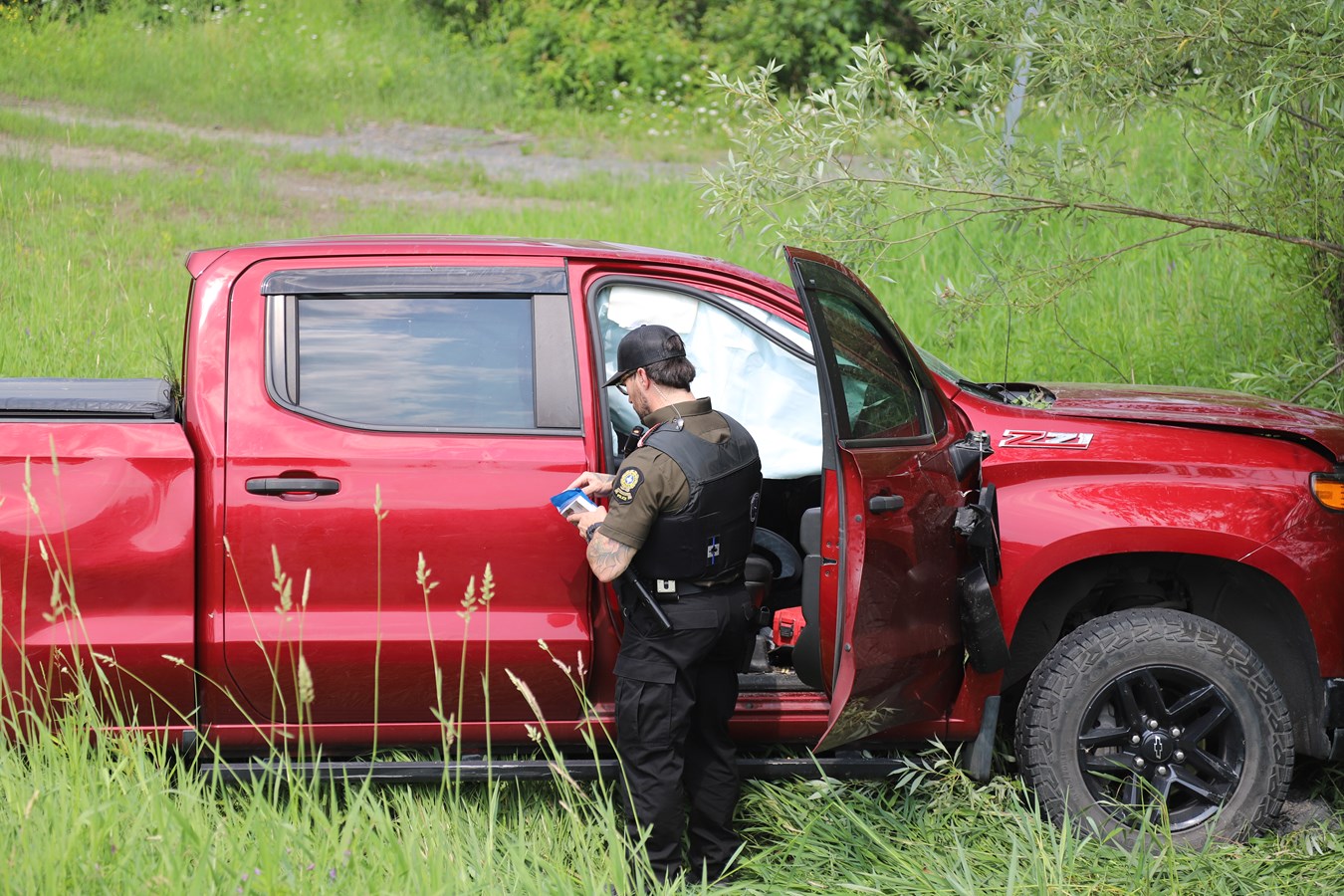 Un accident entre Saint-Georges et Notre-Dame-des-Pins