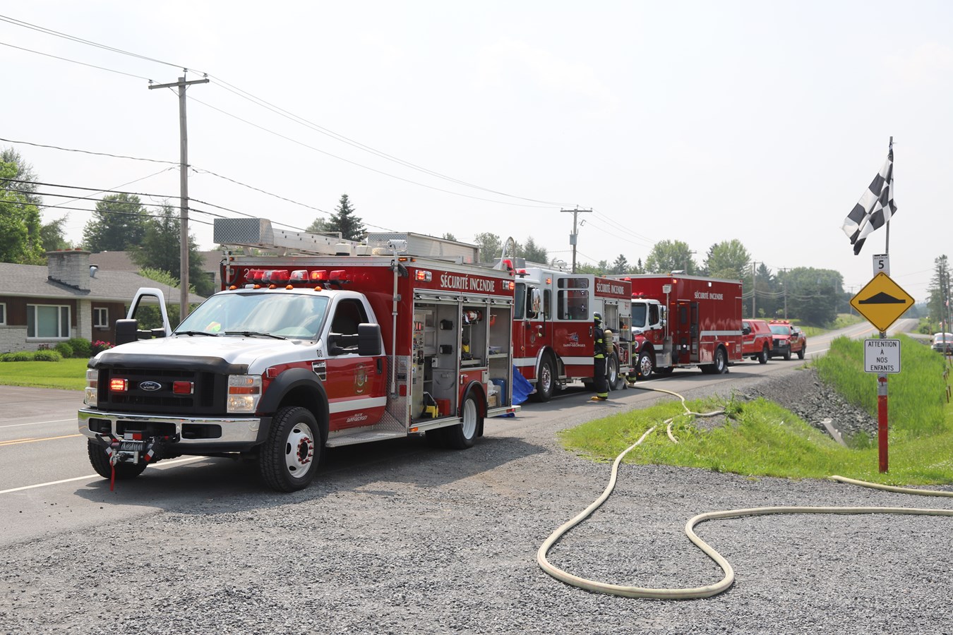 Un accident entre Saint-Georges et Notre-Dame-des-Pins
