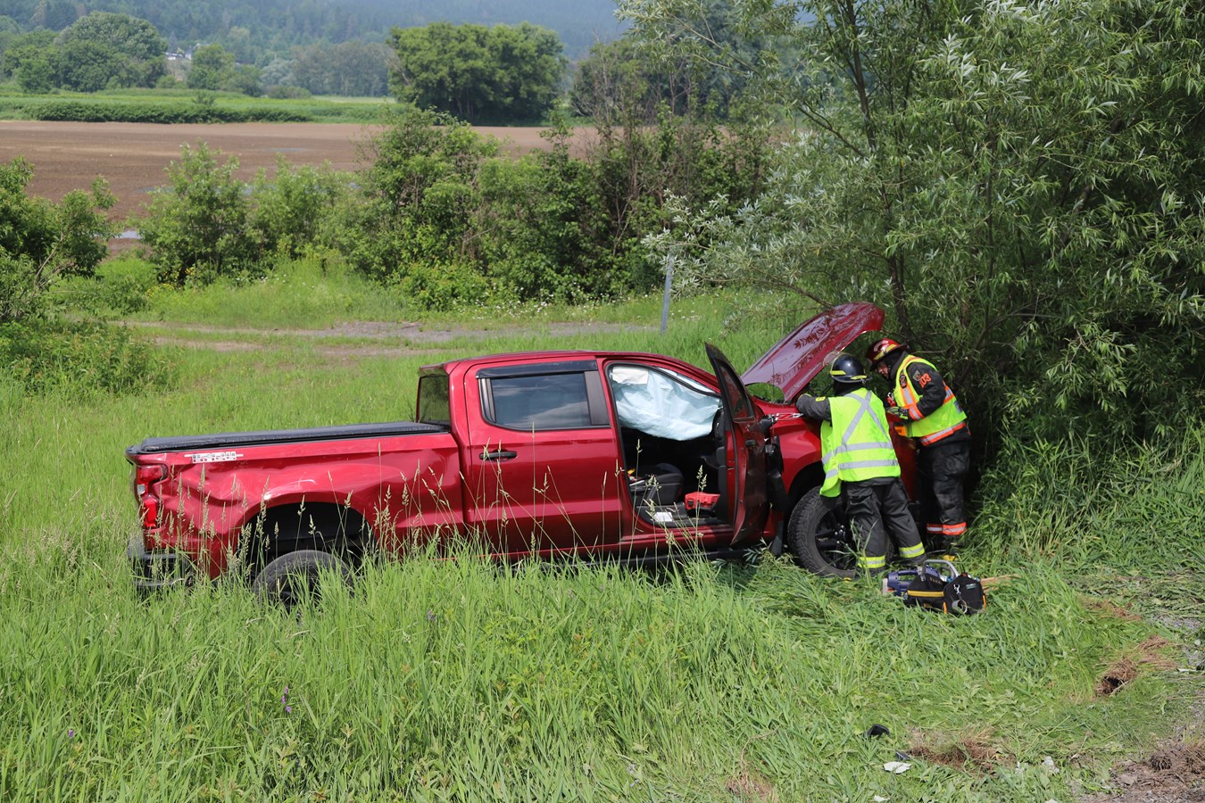 Un accident entre Saint-Georges et Notre-Dame-des-Pins