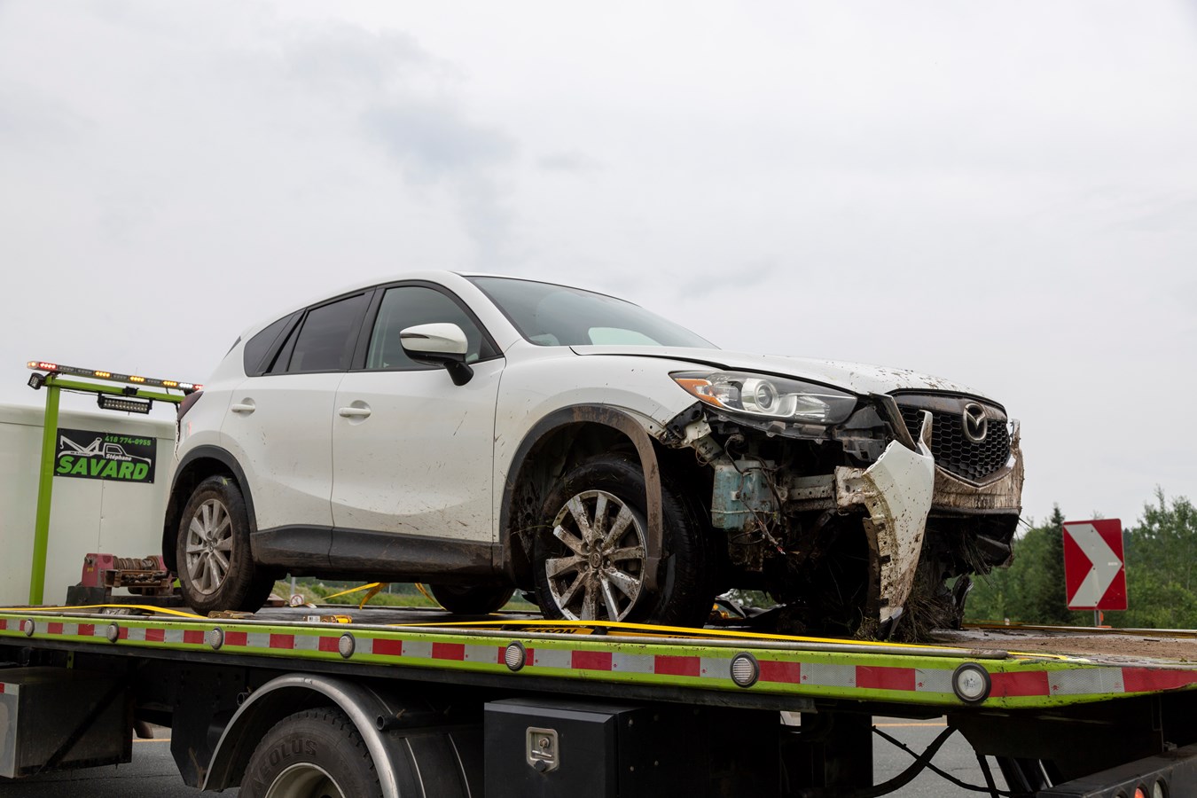 Beauceville: un accident de voiture qui impliquerait de l'alcool