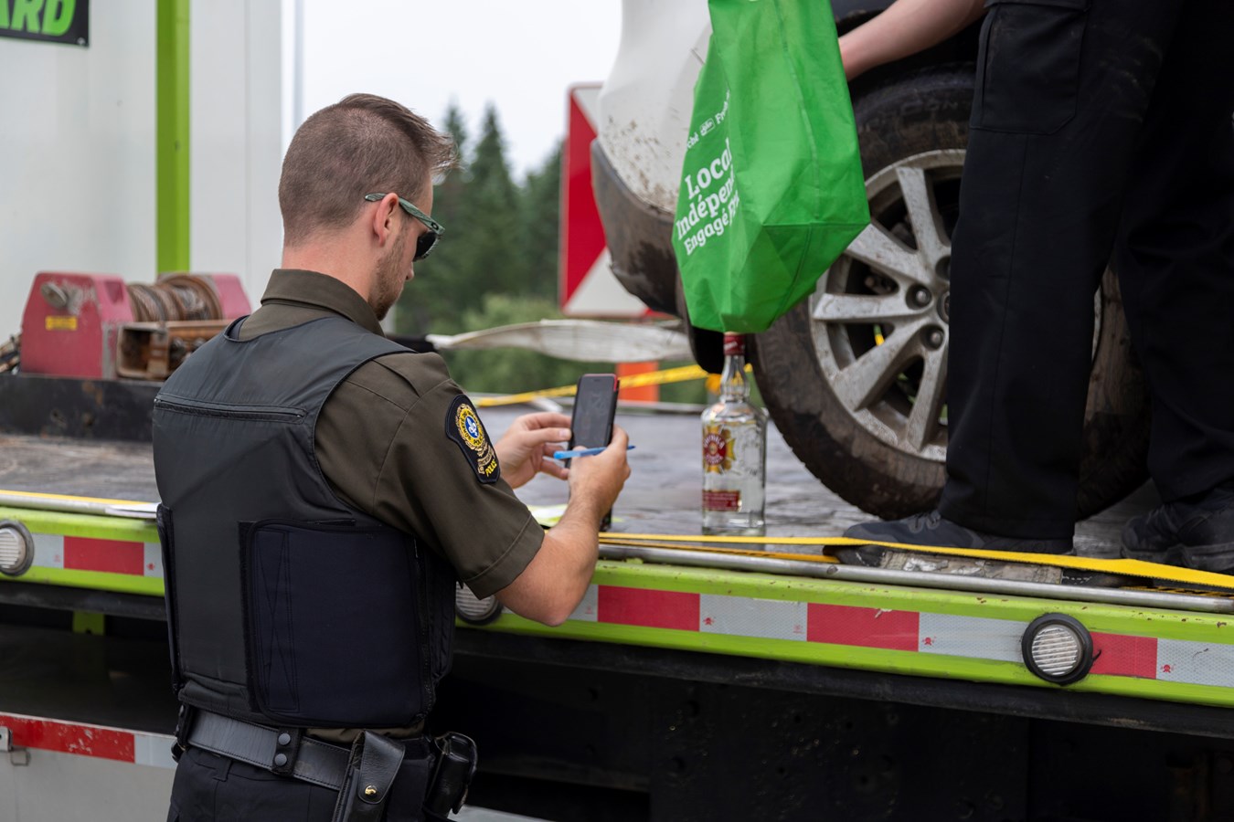 Beauceville: un accident de voiture qui impliquerait de l'alcool