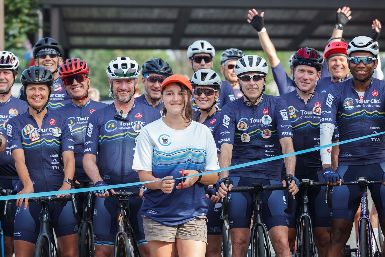 Le 27e Tour CIBC Charles-Bruneau est parti de Saint-Georges