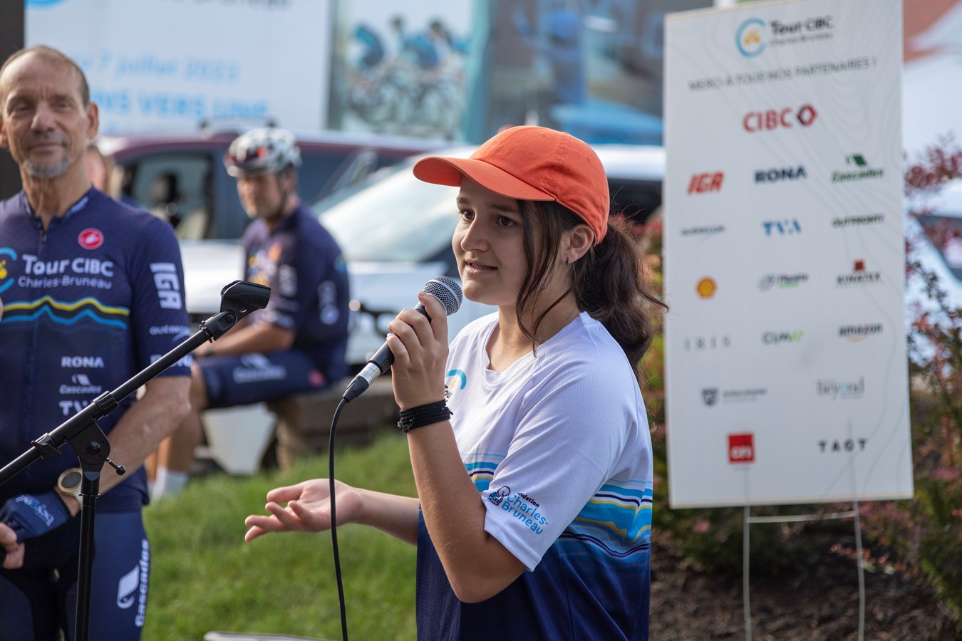 Le 27e Tour CIBC Charles-Bruneau est parti de Saint-Georges