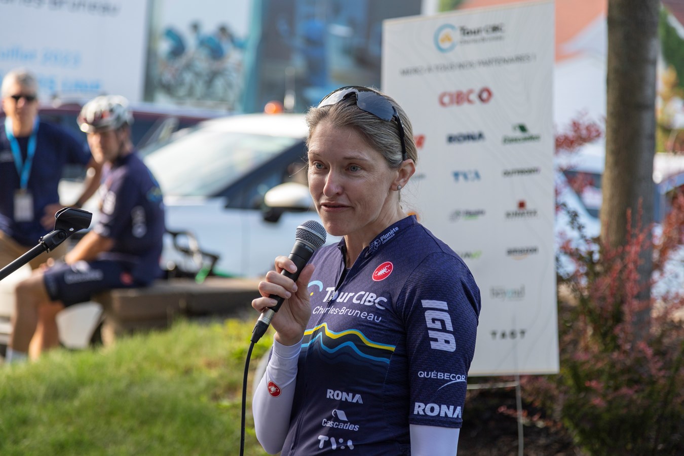 Le 27e Tour CIBC Charles-Bruneau est parti de Saint-Georges