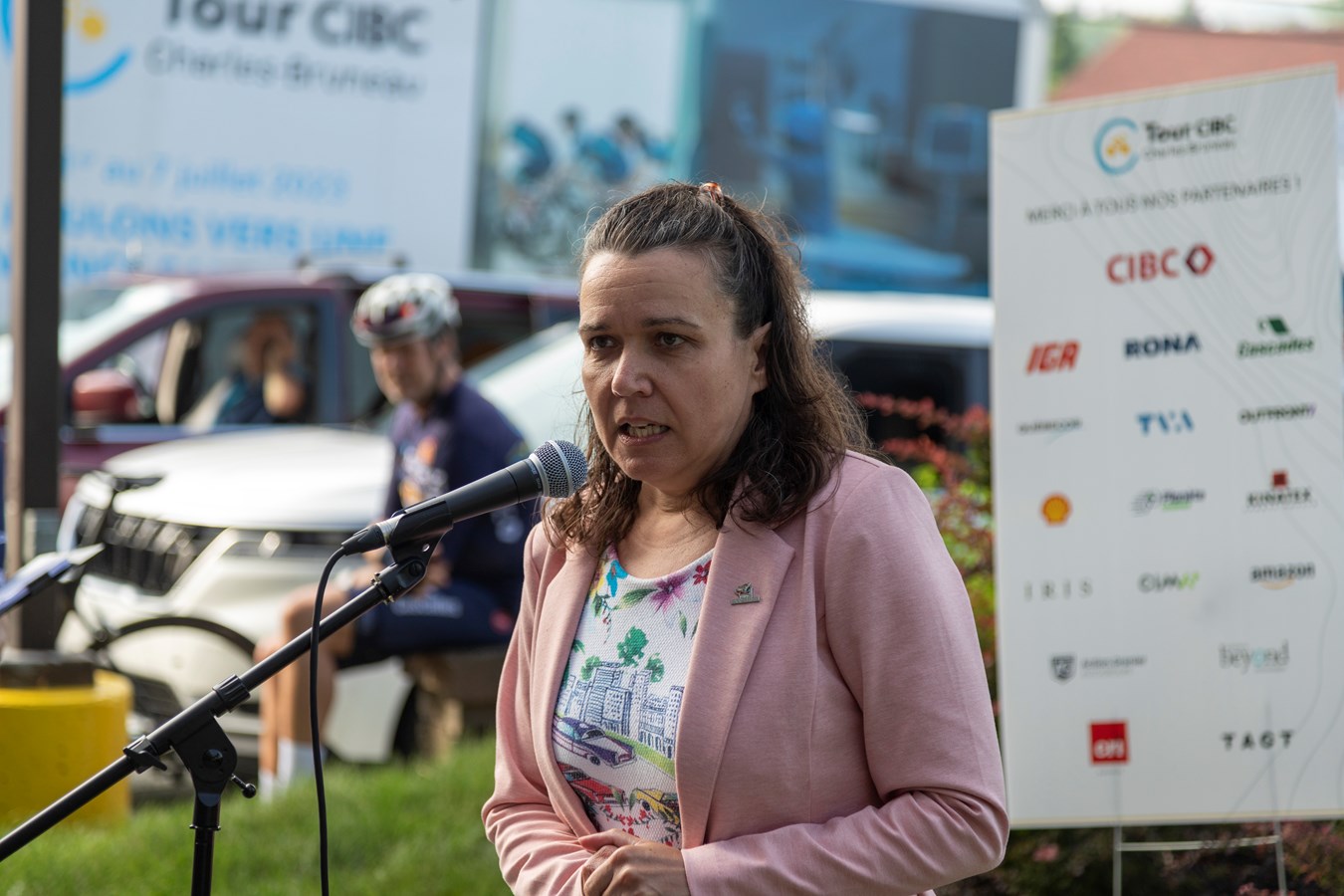 Le 27e Tour CIBC Charles-Bruneau est parti de Saint-Georges