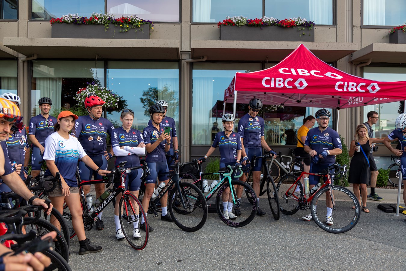 Le 27e Tour CIBC Charles-Bruneau est parti de Saint-Georges