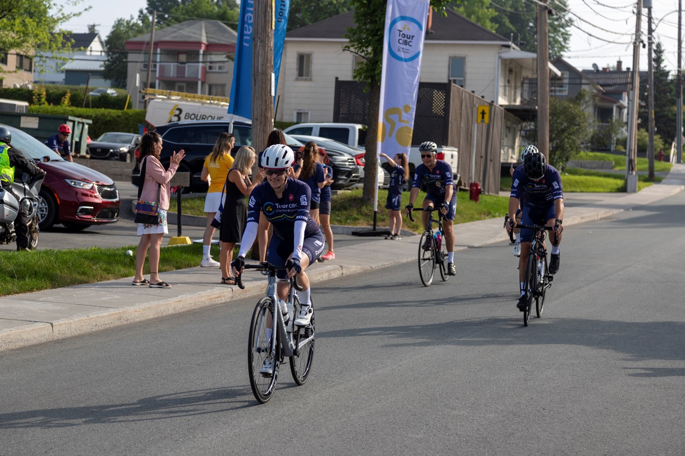 Le 27e Tour CIBC Charles-Bruneau est parti de Saint-Georges