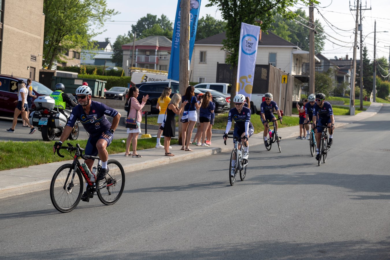 Le 27e Tour CIBC Charles-Bruneau est parti de Saint-Georges