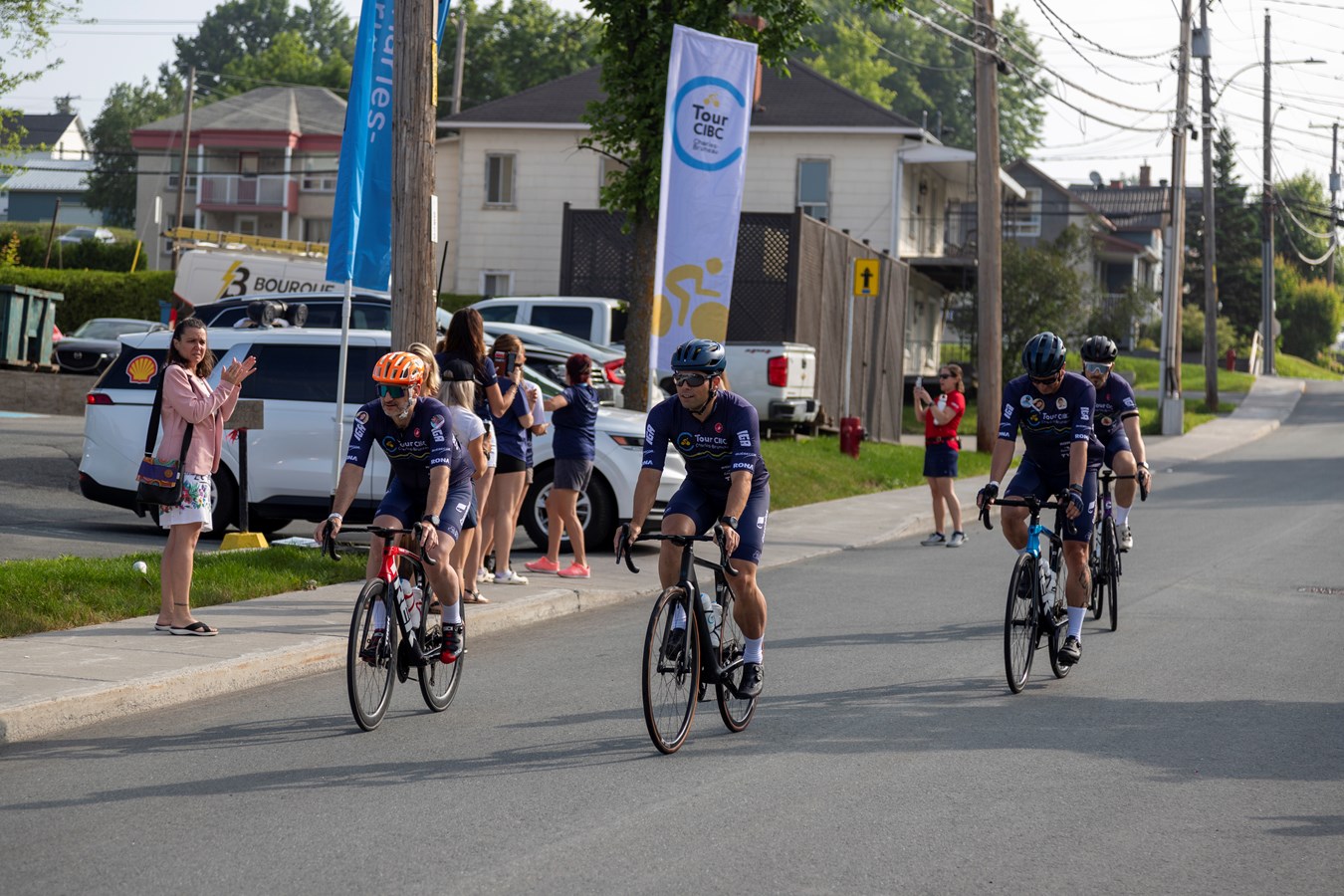 Le 27e Tour CIBC Charles-Bruneau est parti de Saint-Georges