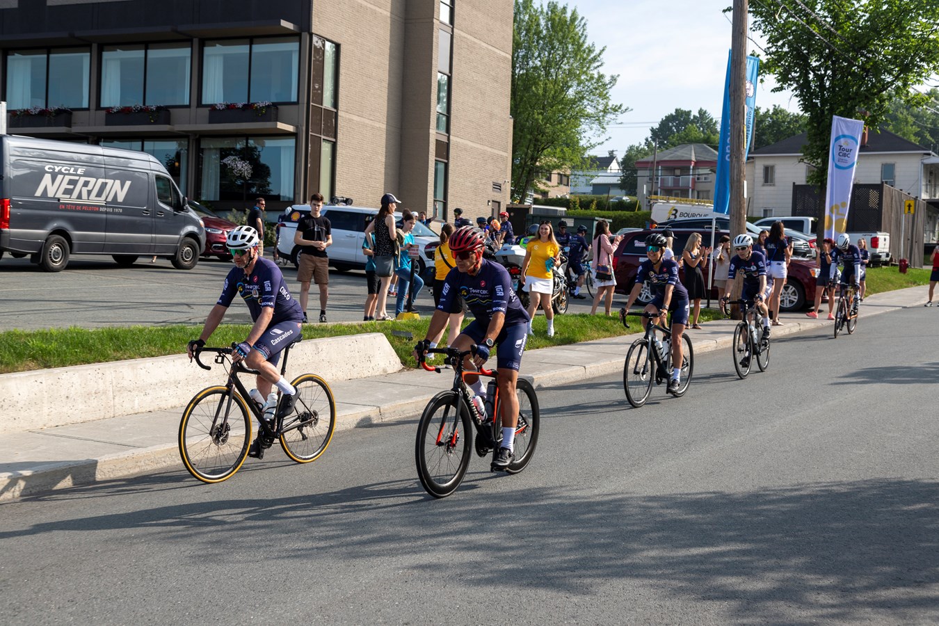 Le 27e Tour CIBC Charles-Bruneau est parti de Saint-Georges