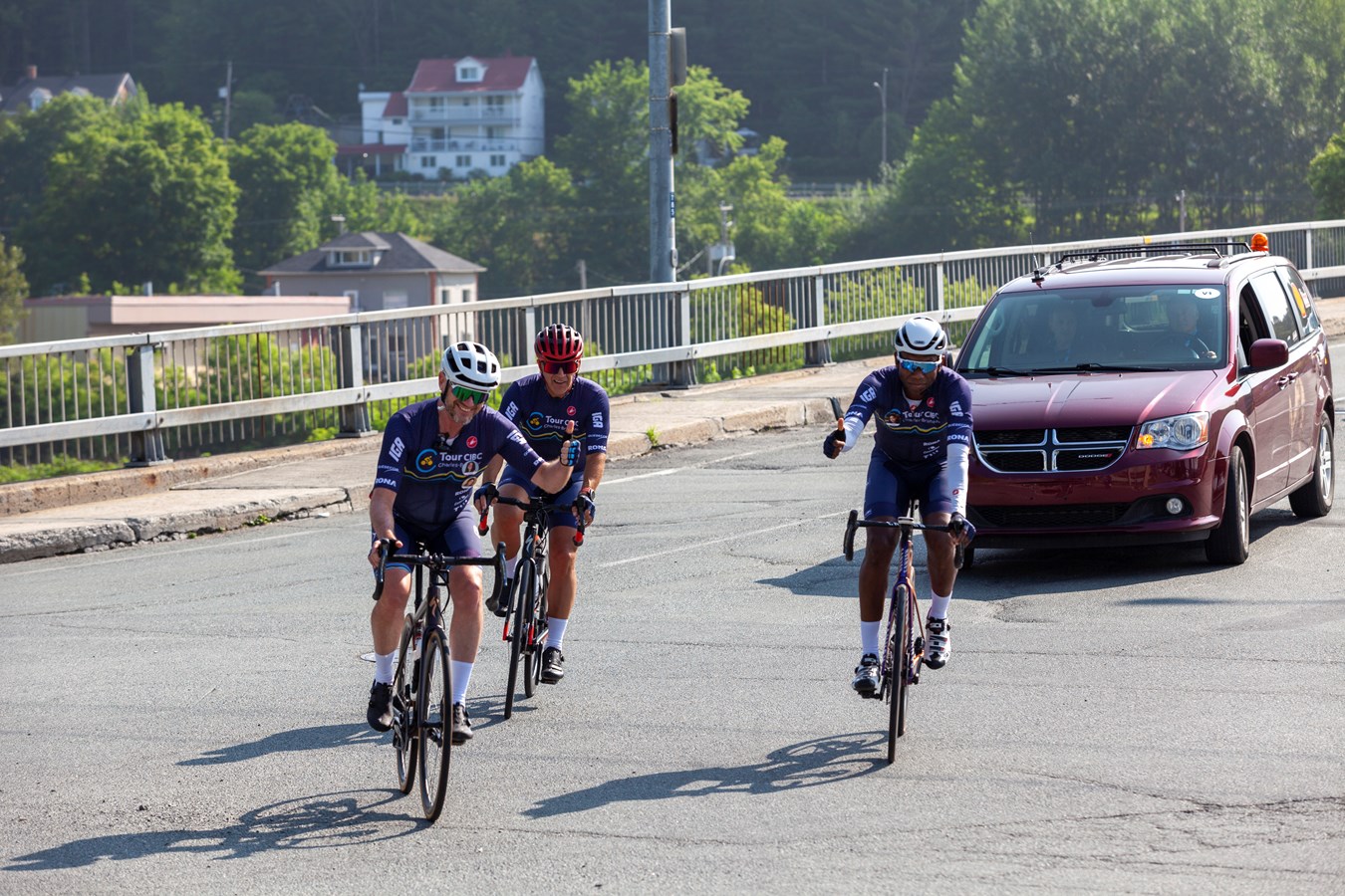 Le 27e Tour CIBC Charles-Bruneau est parti de Saint-Georges