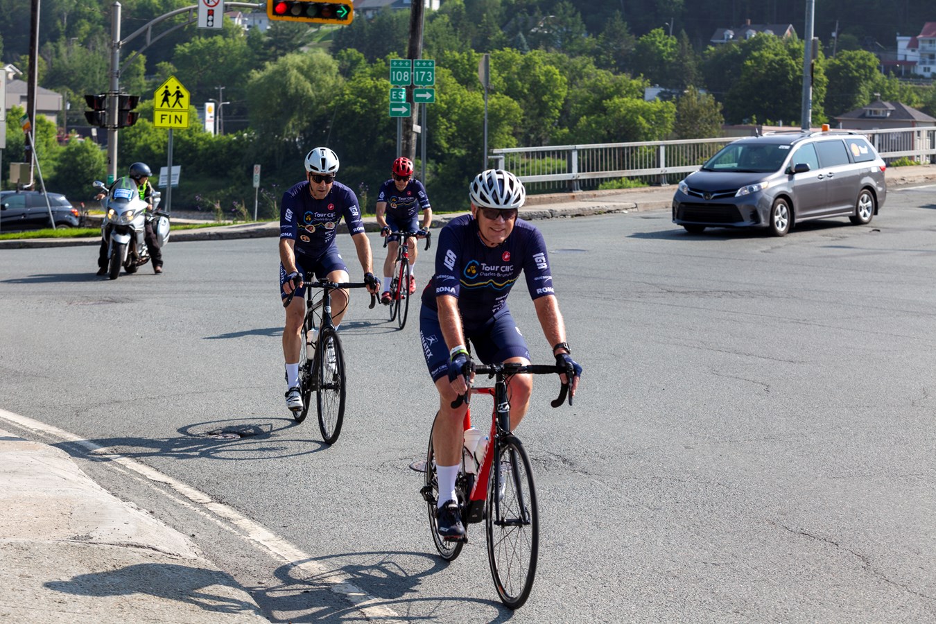 Le 27e Tour CIBC Charles-Bruneau est parti de Saint-Georges