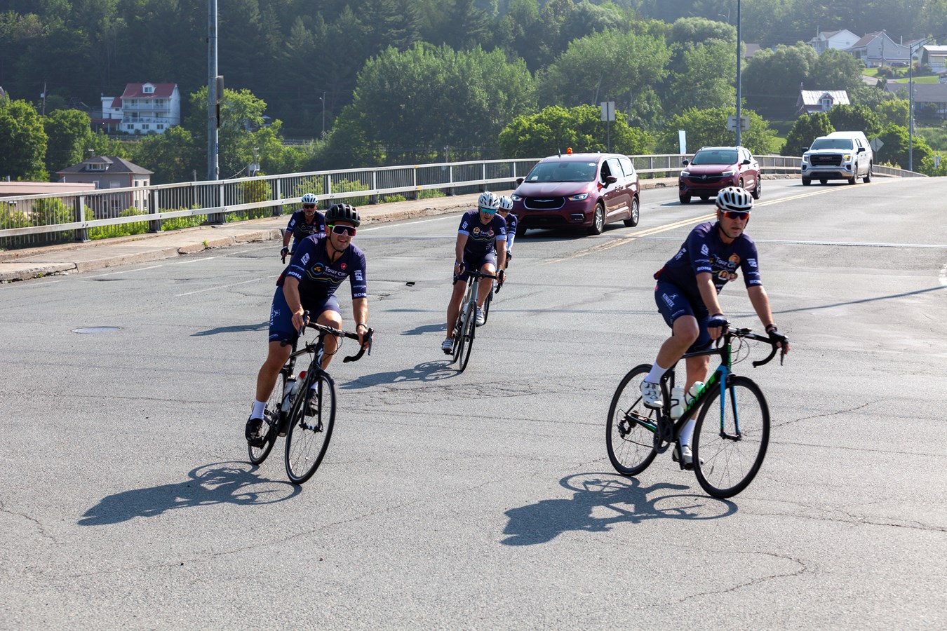 Le 27e Tour CIBC Charles-Bruneau est parti de Saint-Georges