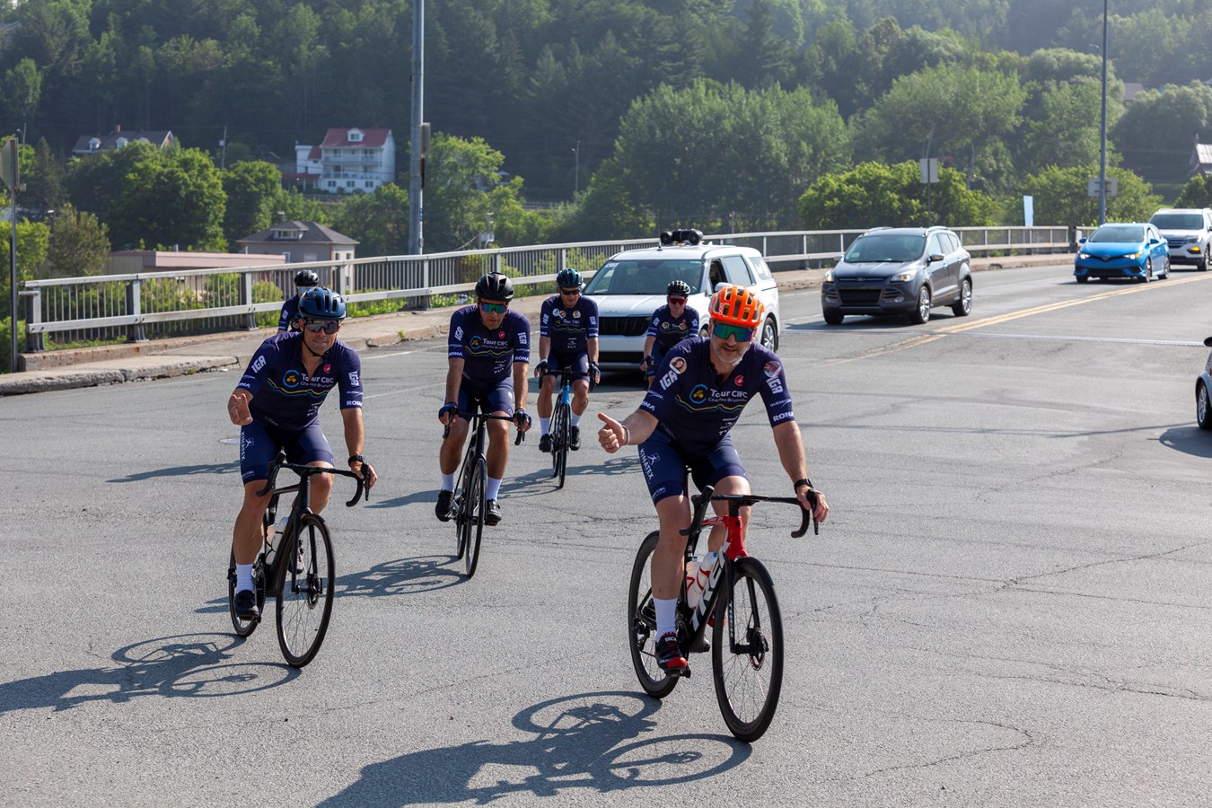Le 27e Tour CIBC Charles-Bruneau est parti de Saint-Georges