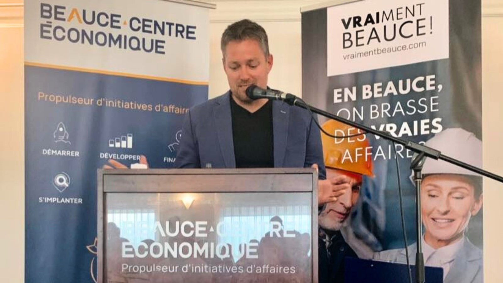 Pierre-André Bégin, président de Beauce-Centre Économique