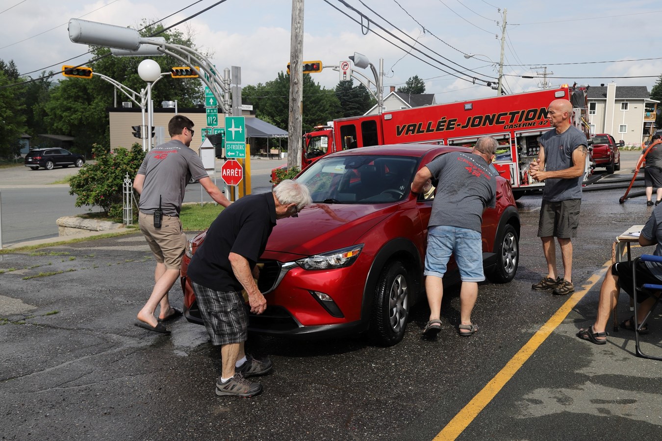 Plus de 10 000$ amassés au lave-o-thon des pompiers de Vallée-Jonction